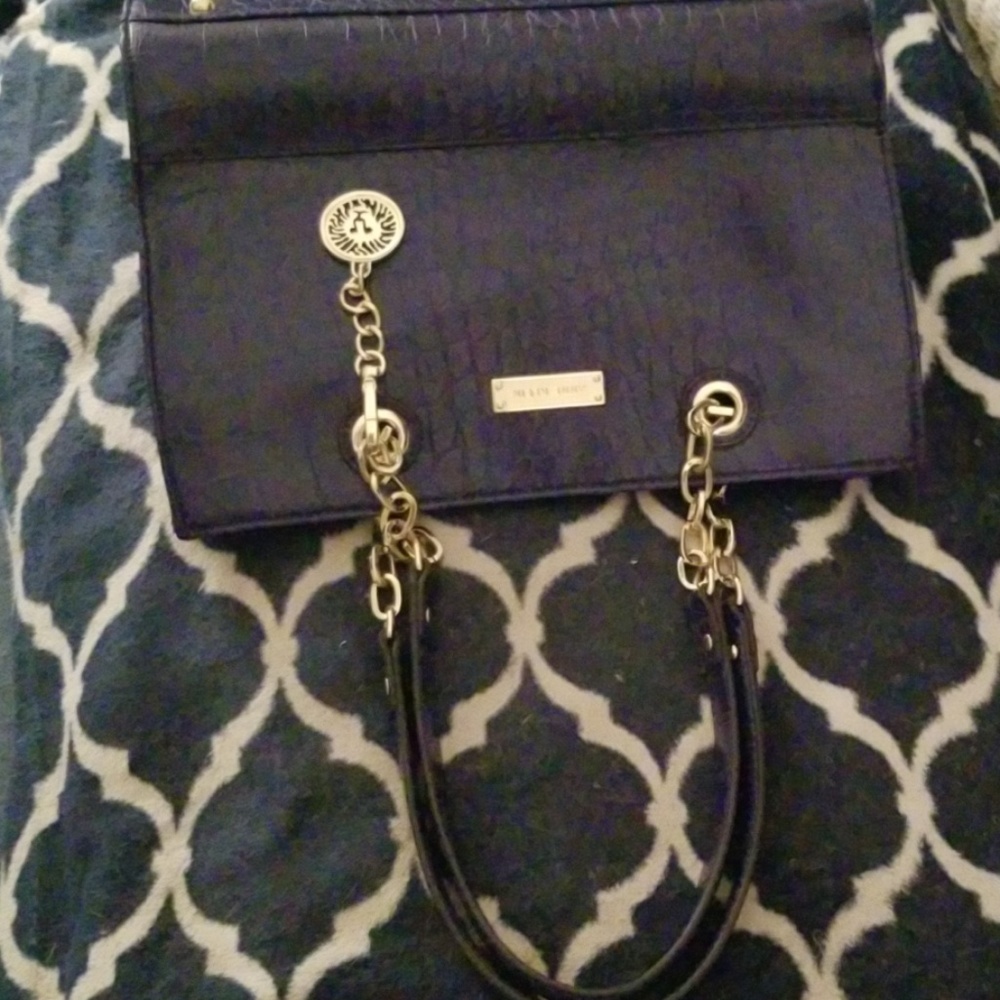 Blue Anne Klein purse